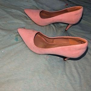 Pastel pink heels